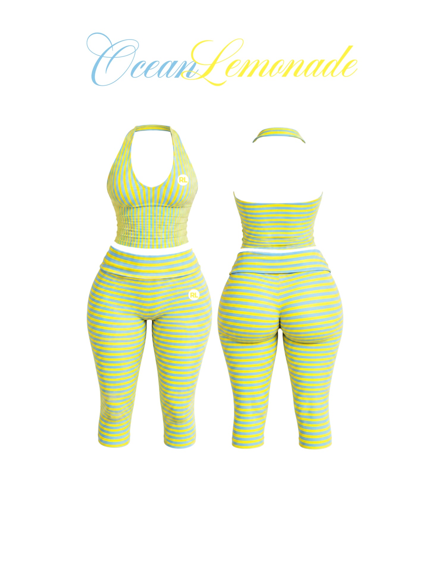 Ocean Lemonade Capri Set